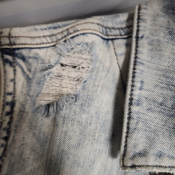 Mavi S/M Distressed Jean Jacket - Picture 4 of 6